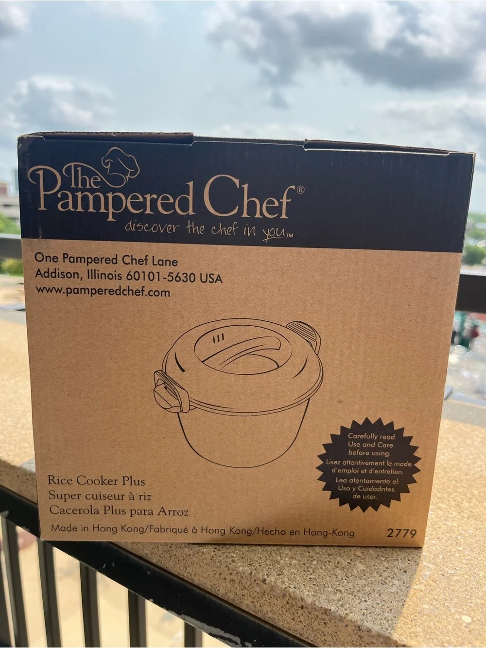The Pampered Chef Rice Cooker Plus. Brand New! Use in microwave.